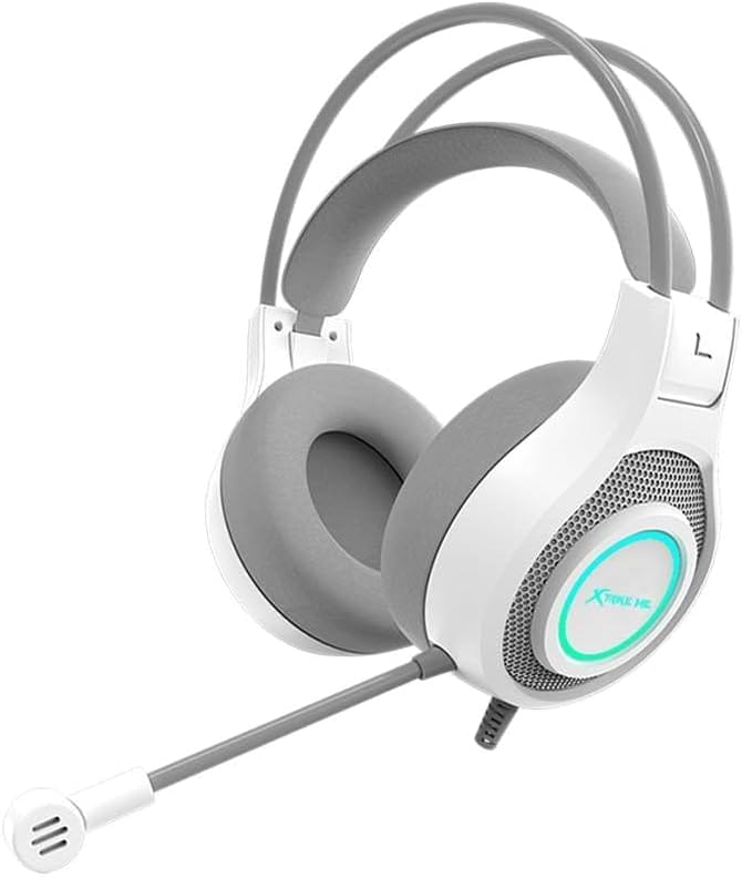 The Xtrike-Me GH-515W Wired RGB Gaming Headset features static lighting effects and high-quality sound, perfect for an immersive gaming experience. Xtrike-Me GH-515W Wired RGB Gaming Headset Key Features: Double Head Beam Design: The XTRIKE ME GH-515W features a unique double-head beam design, ensuring a comfortable fit for extended gaming sessions while providing a stylish and secure headset. Powerful Bass with Closed-Back, Over-Ear Design: The closed-back, over-ear earcups deliver immersive sound with powerful bass, perfect for gaming, music, and media. Experience clear audio and deep, resonant, low frequencies for a more engaging experience. Static RGB Lighting Effects: Enhance your gaming setup with eye-catching static RGB lighting effects that add customizable visual appeal and make your headset stand out. Wired Connectivity: Enjoy reliable, lag-free performance with a wired connection. The headset includes two 3.5mm jacks (for audio and microphone) and a USB connector for LED lighting, providing a versatile setup for any device. Components: The headset has comfortable ear cushions for enhanced Comfort, making it ideal for long gaming or listening sessions. Xtrike-Me Wired RGB Gaming Headset Specifications: Colour: White Model Name: GH-515W Headphones Form Factor: Over-Ear Headphones Ear Placement: Over-Ear Noise Control: None Headphones Jack: 3.5mm Jack (2x) + USB (for LED light) Connectivity Technology: Wired Included Components: Ear Cushions Age Range Description: Adult Package Dimensions: 5 x 5 x 5 cm Weight: 400 g Manufacturer: XTRIKE ME Item Model Number: GH-515W Why Choose the XTRIKE-ME GH-515W Gaming Headset? The XTRIKE-ME GH-515W Wired Gaming Headset offers exceptional sound quality, Comfort, and style for gamers and media enthusiasts. With its powerful bass, static RGB lighting effects, and comfortable over-ear design, this headset provides an immersive experience for casual and competitive gaming. It is ideal for adult users and is designed to deliver premium audio and Comfort during extended sessions.