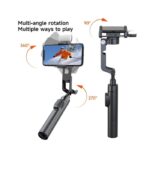 A8S Gimbal Stabilizer Tripod 360 Degree Rotation