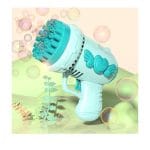 Bubble Gun 32-Hole Bubble Machine Angel Bazooka Bubble Gun Electric