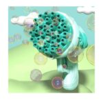 Bubble Gun 32-Hole Bubble Machine Angel Bazooka Bubble Gun Electric