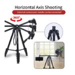 Jmary KP-2209 1.7M Horizontal Axis Tripod with Extendable Arm