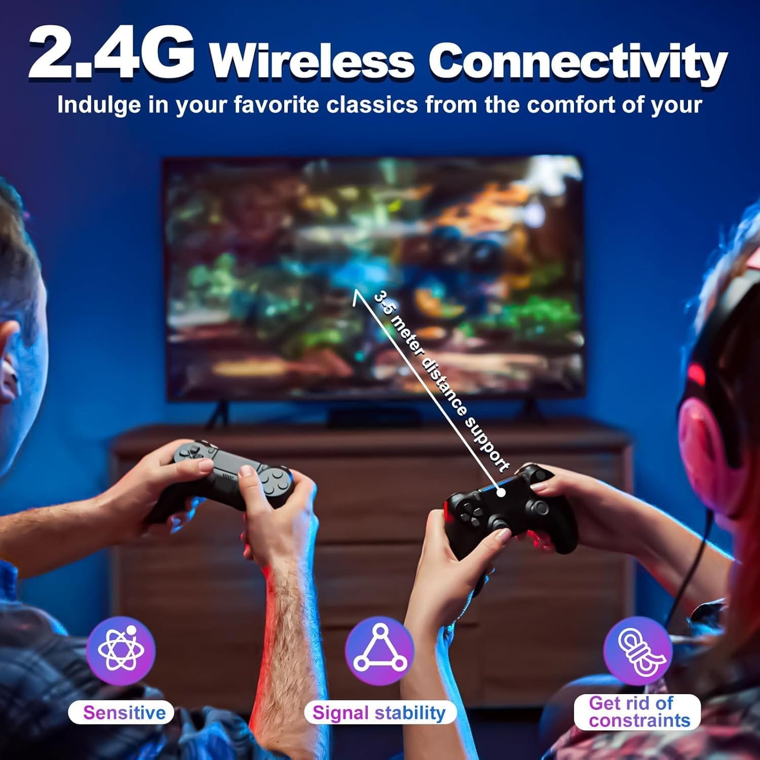 M8 (64GB) HDMI Game Stick Console 20000 GAMES