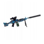 Rifle Automatic Machine Gun Gel BBs Huge Magazine