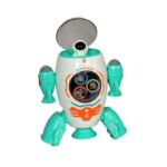 Space Rocket Musical Toy for Kids with Dynamic Flashing Lights and Rotation Feature