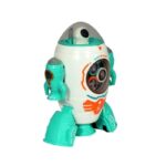 Space Rocket Musical Toy for Kids with Dynamic Flashing Lights and Rotation Feature