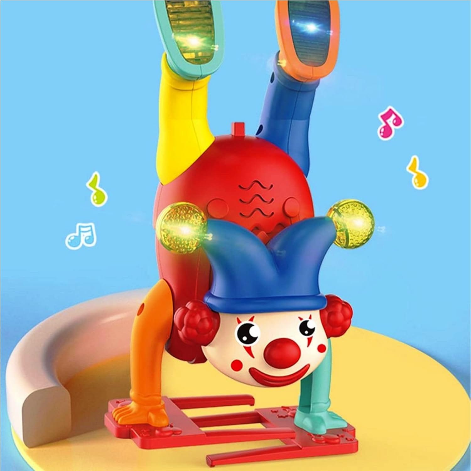 Upside & Down Clown with Light & Sound