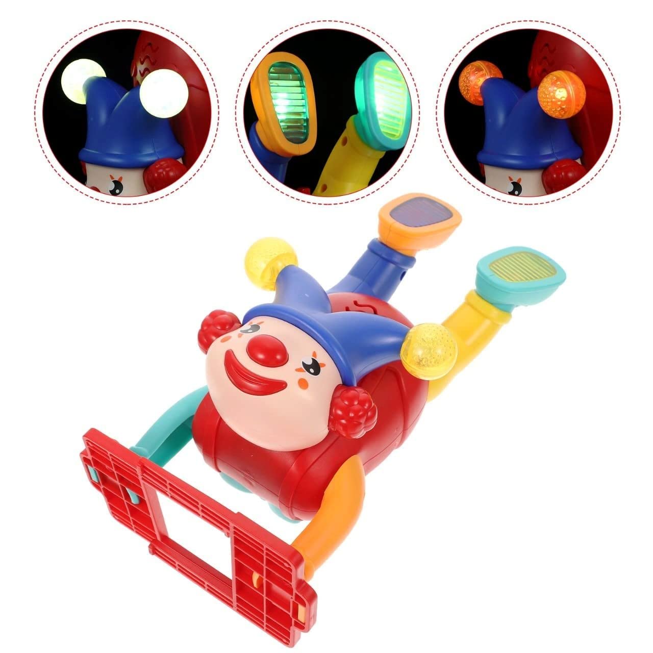 Upside & Down Clown with Light & Sound
