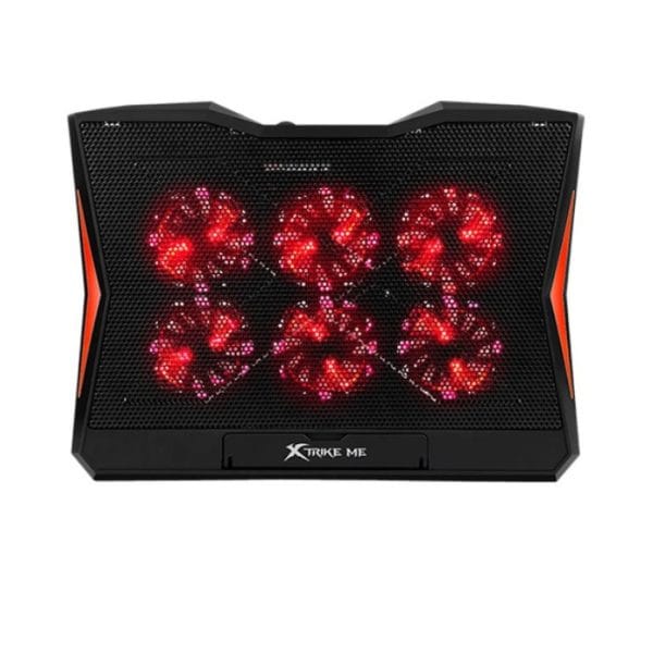XTRIKE ME FN-811 6 FAN COOLER PAD - 2USB/ UP TO 16"
