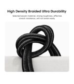 Aspor A153 240W LED Light Type-C to Type-C PD Fast Charging Cable – 1.8M