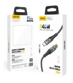Aspor A153 240W LED Light Type-C to Type-C PD Fast Charging Cable – 1.8M