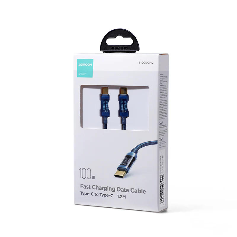 Joyroom S-CC100A12 Type C To Type C 100W Cable 1.2M Black