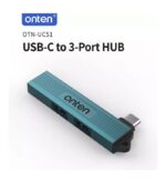 Onten UC51 3 in 1 Type-C to USB HUB
