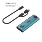 Onten UCA322+ 10Gbps M.2 M-key NVMe NGFF SSD Enclosure