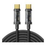 oyroom S-CC100A12 Type C To Type C 100W Cable 1.2M Black