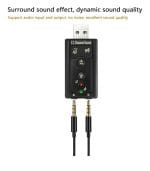 Sound Card 7.1 Channel USB External Audio Adapter