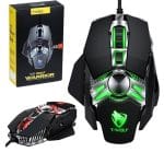 T-WOLF V10 WARRIOR BLACK RGB GAMING MOUSE