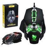 T-WOLF V10 WARRIOR BLACK RGB GAMING MOUSE