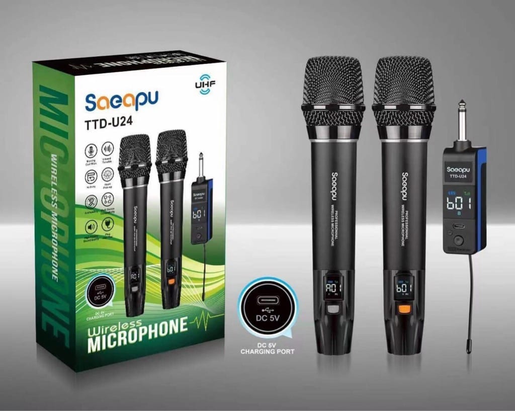 Wireless Lavalier Dual Microphone TTDU24
