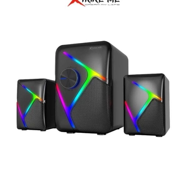 Xtrike Me SK-610 2.1 Stereo Wired RGB Gaming Speakers with Subwoofer 11W