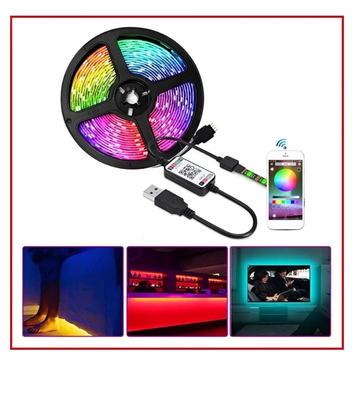 X6 Retro Game Console 64GB With Double Arcade Joystick 20,000+ Games Xtrike-Me HT-5050-B3 Bluetooth V4.2 RGB LED Strip with App Control